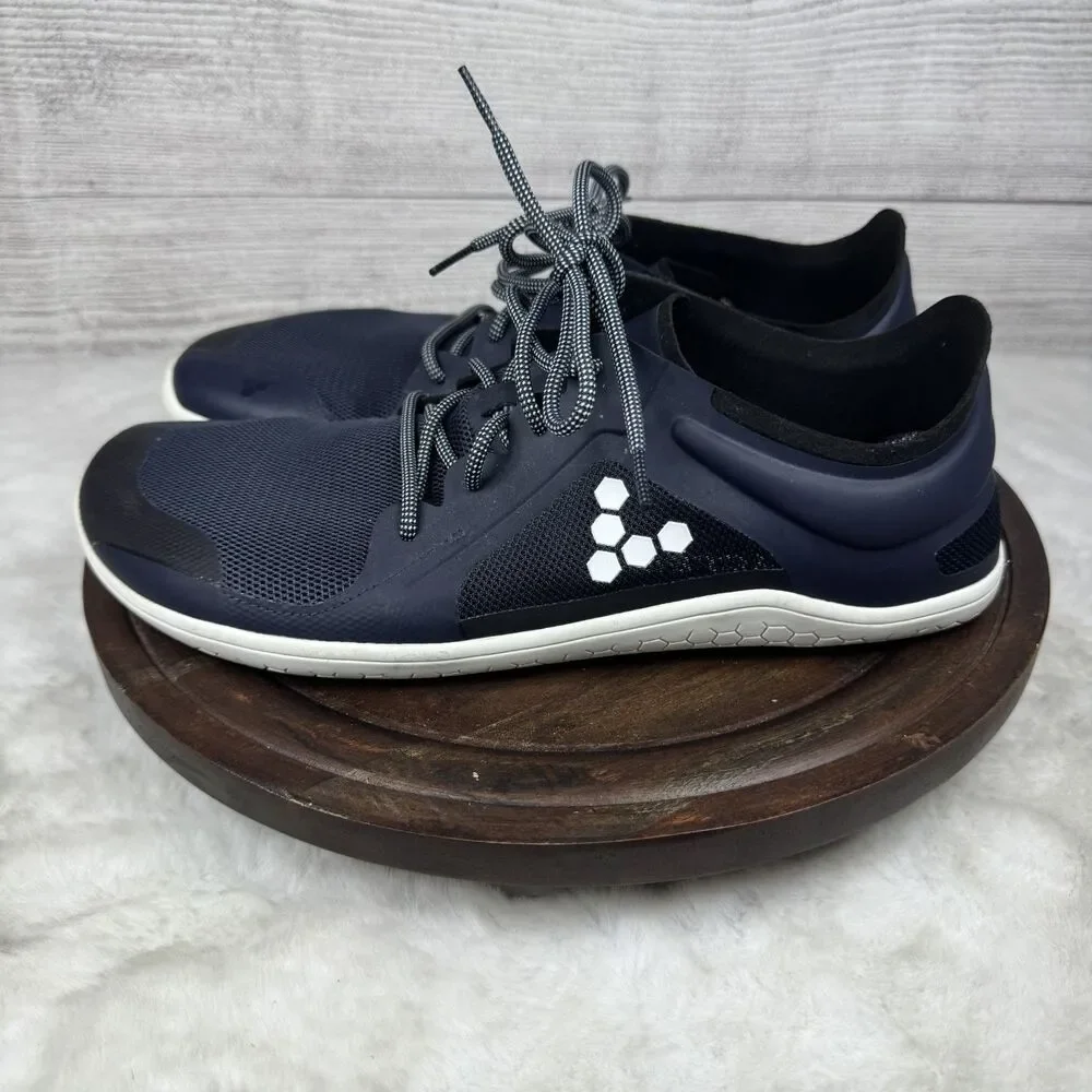 Vivobarefoot Primus Lite III Navy Blue US 11 EU 44 Mens Running Shoes Minimalist